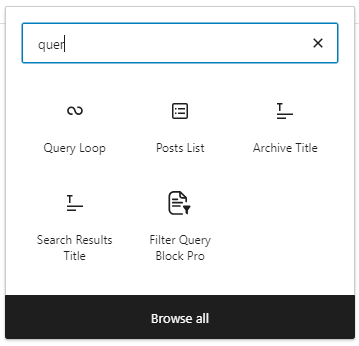 Add multiple post types to query loop block